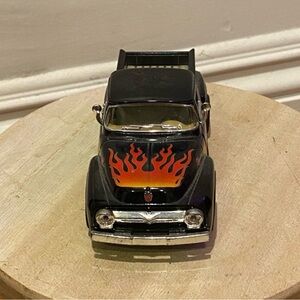 Flame Racer Black and Orange Toy Car